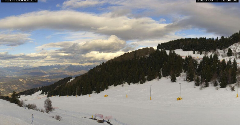 Webcam Monte Bondone - Slope Cordela and snowpark