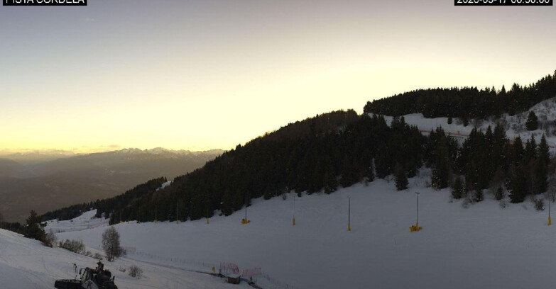 Webcam Monte Bondone - Slope Cordela and snowpark
