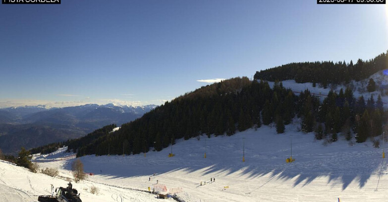 Webcam Monte Bondone - Slope Cordela and snowpark