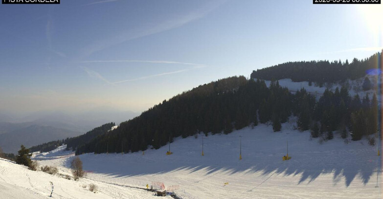 Webcam Монте-Бондоне  - Slope Cordela and snowpark