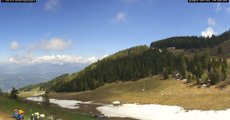 Webcam Monte Bondone - Slope Cordela and snowpark