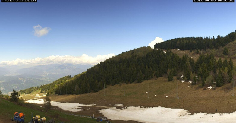 Webcam Monte Bondone - Slope Cordela and snowpark