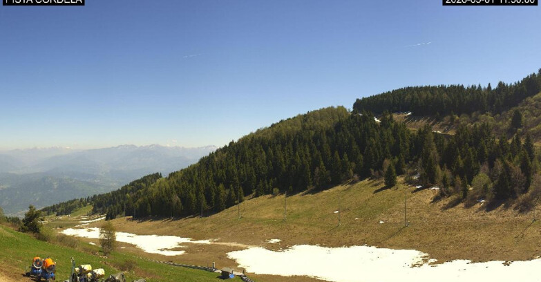 Webcam Monte Bondone - Pista Cordela 