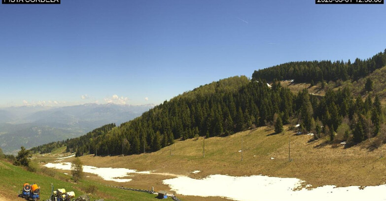 Webcam Monte Bondone - Slope Cordela and snowpark