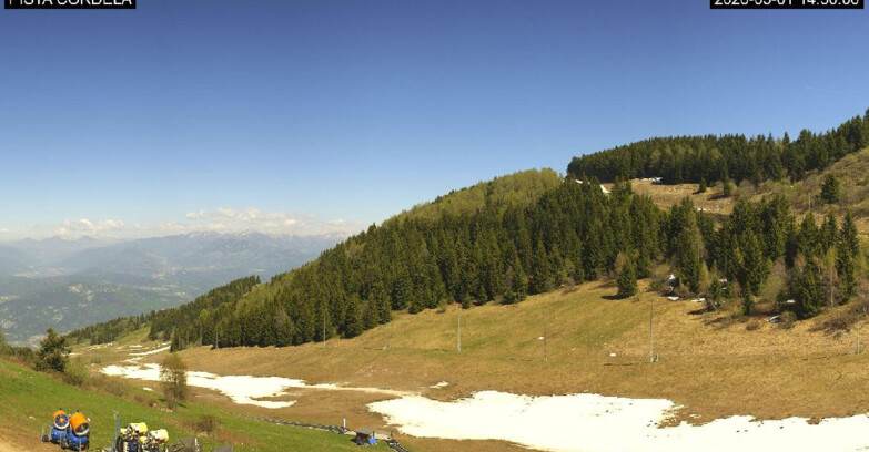 Webcam Monte Bondone - Slope Cordela and snowpark