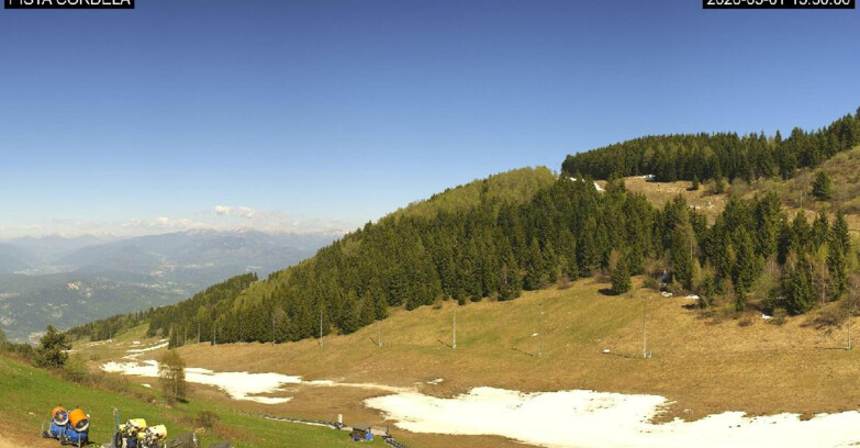 Webcam Monte Bondone - Slope Cordela and snowpark