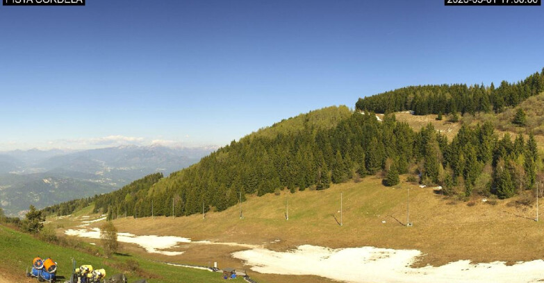 Webcam Monte Bondone - Slope Cordela and snowpark