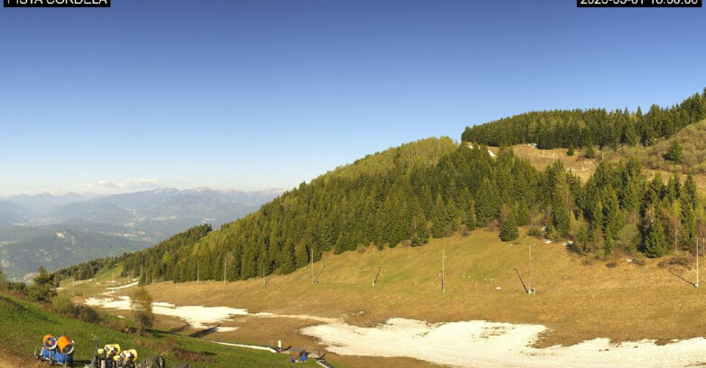 Webcam Monte Bondone - Slope Cordela and snowpark