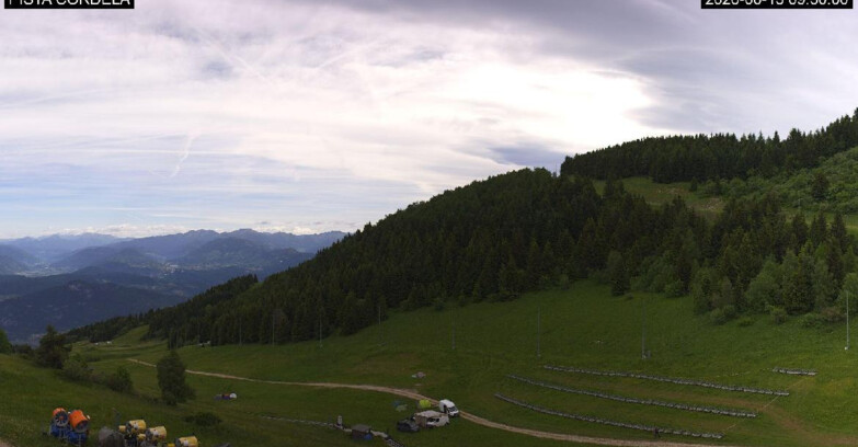 Webcam Monte Bondone - Slope Cordela and snowpark