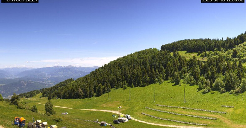 Webcam Monte Bondone - Slope Cordela and snowpark