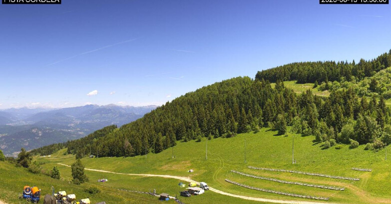 Webcam Monte Bondone - Slope Cordela and snowpark