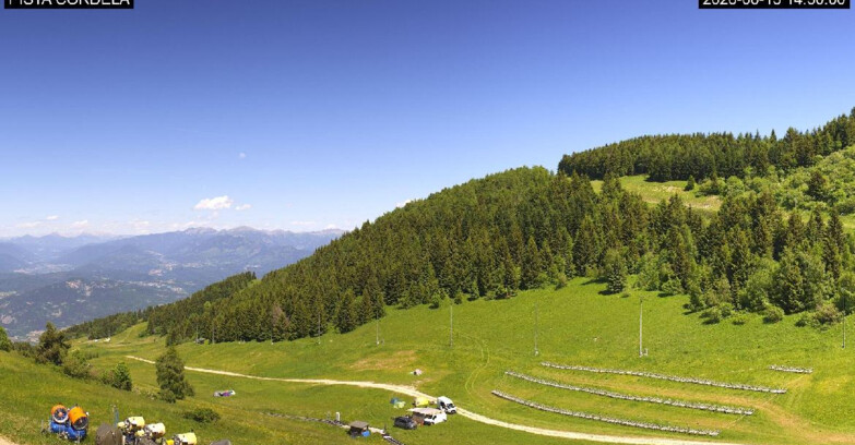 Webcam Monte Bondone - Slope Cordela and snowpark