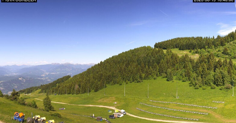 Webcam Monte Bondone - Slope Cordela and snowpark