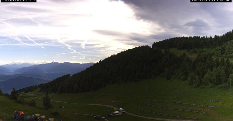Webcam Monte Bondone - Slope Cordela and snowpark