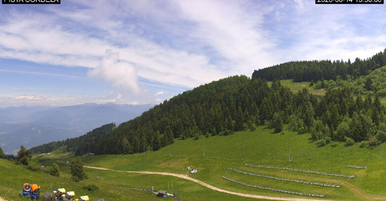 Webcam Monte Bondone - Slope Cordela and snowpark