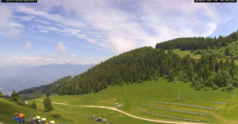 Webcam Monte Bondone - Slope Cordela and snowpark