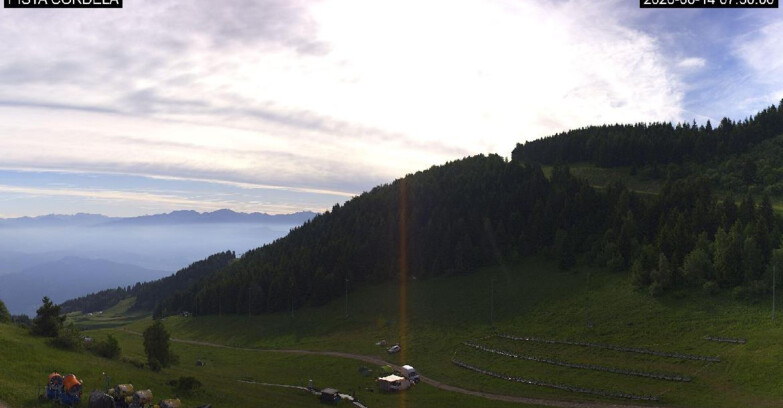Webcam Monte Bondone - Slope Cordela and snowpark
