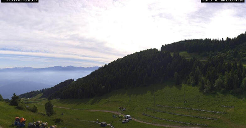 Webcam Monte Bondone - Slope Cordela and snowpark