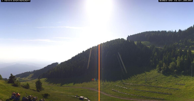 Webcam Monte Bondone - Pista Cordela 