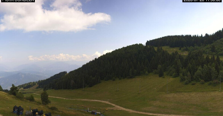 Webcam Monte Bondone - Slope Cordela and snowpark