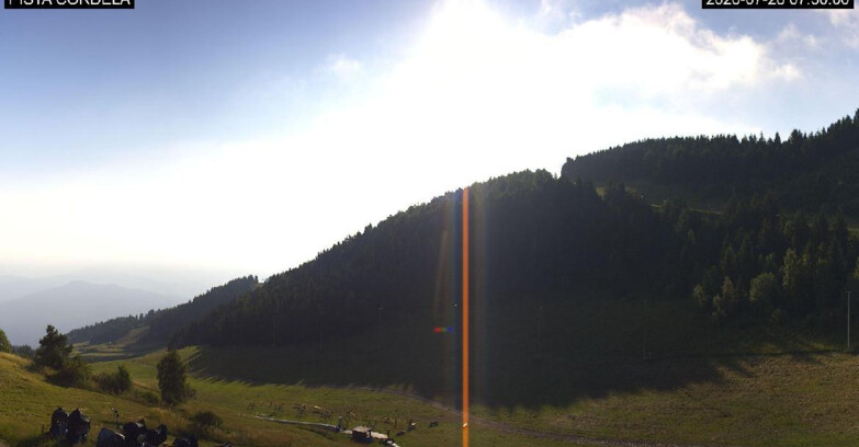 Webcam Monte Bondone - Slope Cordela and snowpark