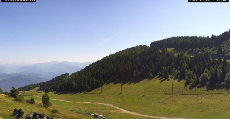 Webcam Monte Bondone - Slope Cordela and snowpark