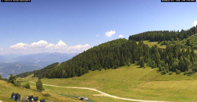 Webcam Monte Bondone - Slope Cordela and snowpark