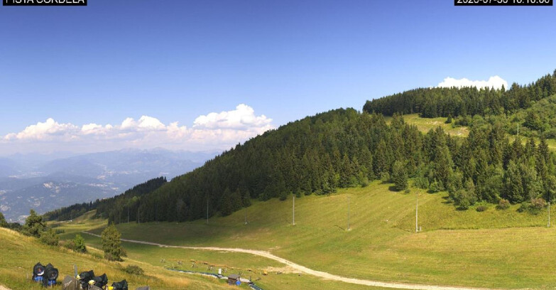 Webcam Monte Bondone - Slope Cordela and snowpark