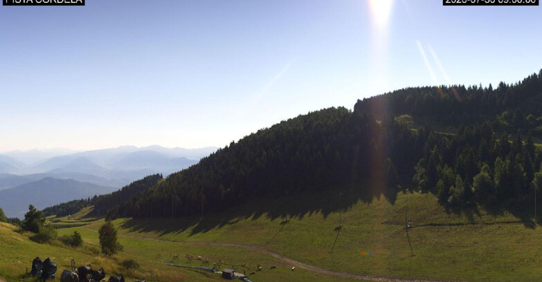 Webcam Monte Bondone - Slope Cordela and snowpark