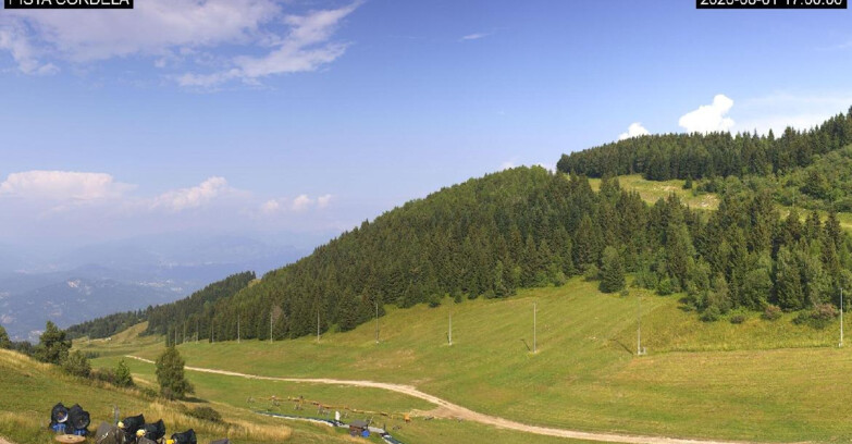 Webcam Monte Bondone - Slope Cordela and snowpark