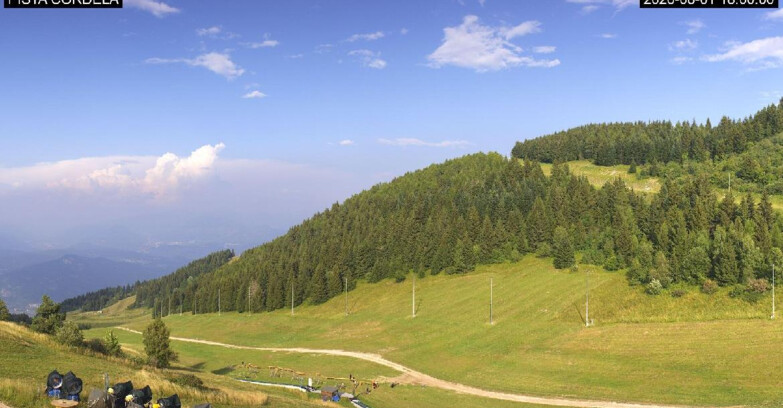 Webcam Monte Bondone - Slope Cordela and snowpark