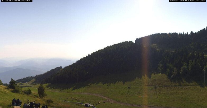 Webcam Monte Bondone - Slope Cordela and snowpark