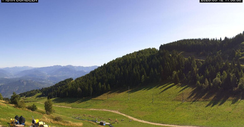 Webcam Monte Bondone - Slope Cordela and snowpark
