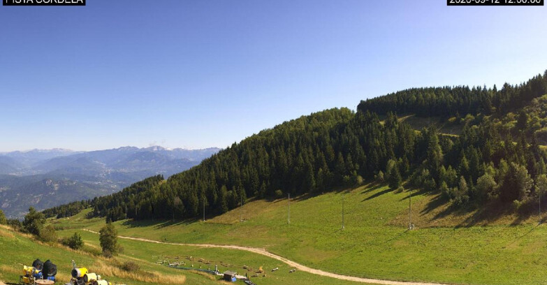 Webcam Monte Bondone - Slope Cordela and snowpark