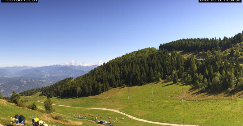 Webcam Monte Bondone - Slope Cordela and snowpark