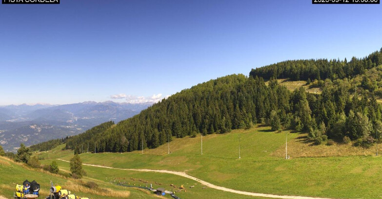 Webcam Monte Bondone - Slope Cordela and snowpark