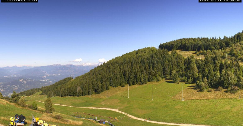 Webcam Monte Bondone - Slope Cordela and snowpark
