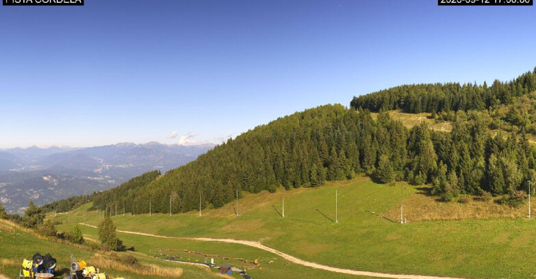 Webcam Monte Bondone - Slope Cordela and snowpark