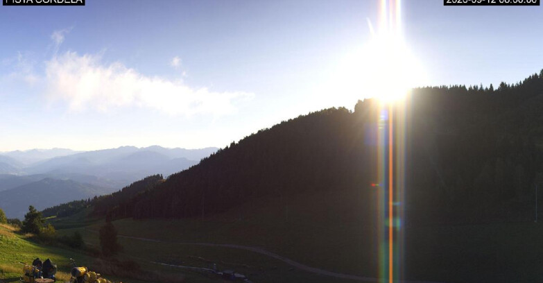Webcam Monte Bondone - Slope Cordela and snowpark