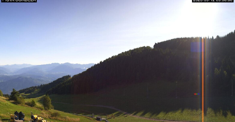 Webcam Monte Bondone - Slope Cordela and snowpark