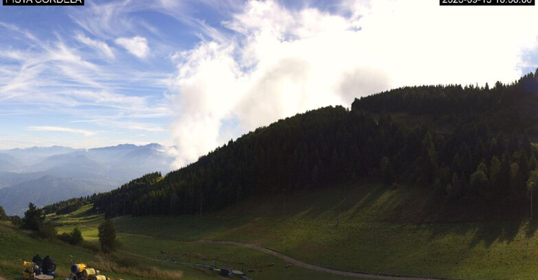 Webcam Monte Bondone - Slope Cordela and snowpark