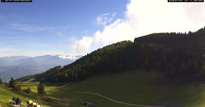 Webcam Monte Bondone - Slope Cordela and snowpark