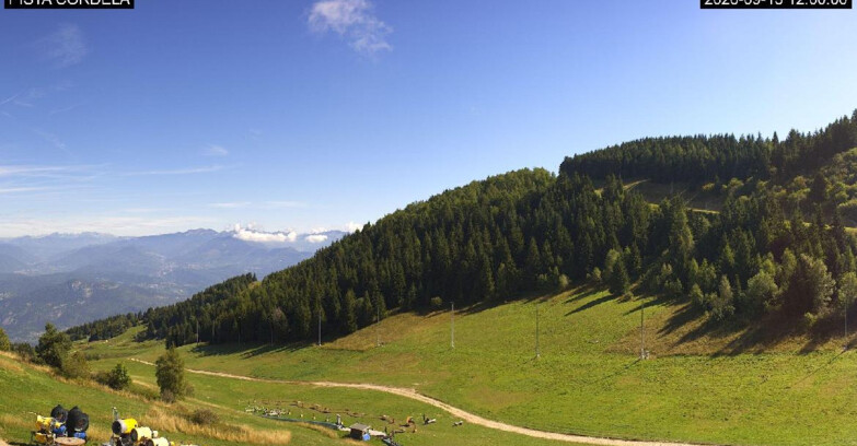 Webcam Monte Bondone - Slope Cordela and snowpark