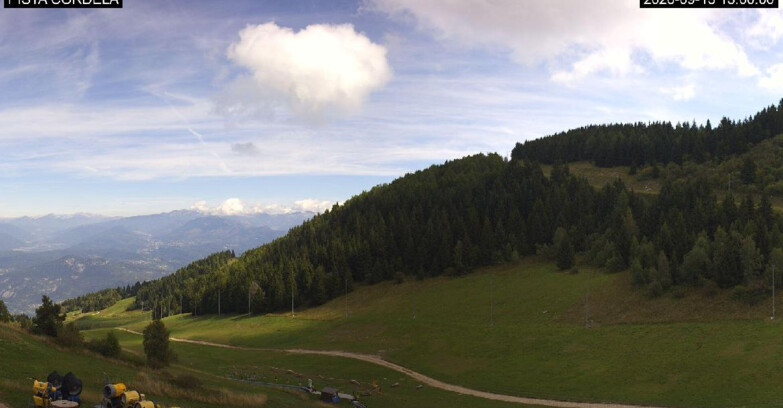 Webcam Monte Bondone - Slope Cordela and snowpark