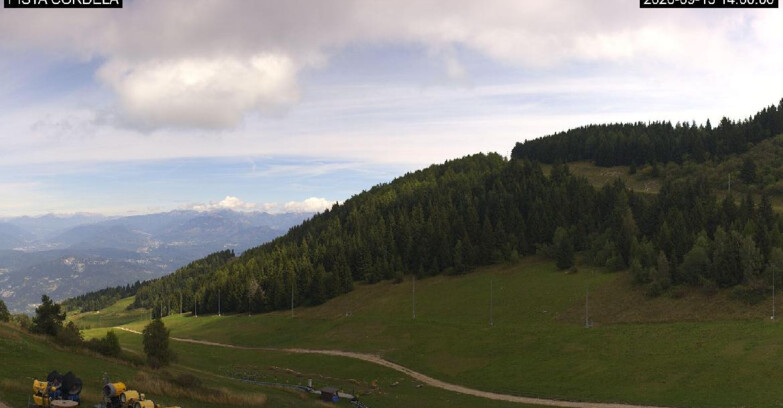 Webcam Monte Bondone - Slope Cordela and snowpark