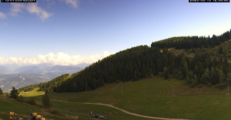 Webcam Monte Bondone - Slope Cordela and snowpark