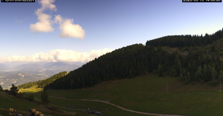 Webcam Monte Bondone - Slope Cordela and snowpark