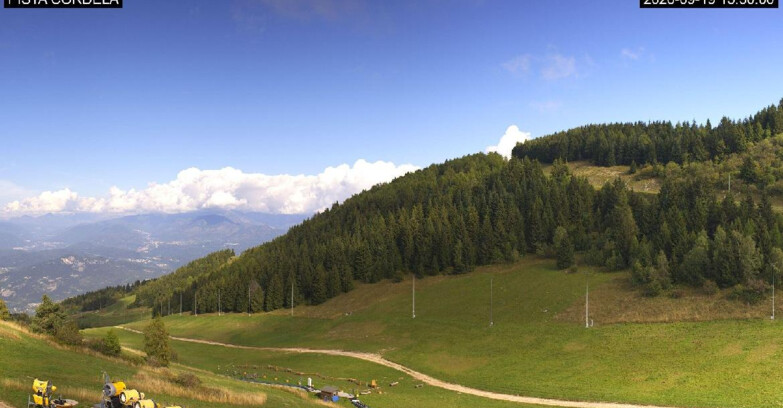 Webcam Monte Bondone - Slope Cordela and snowpark