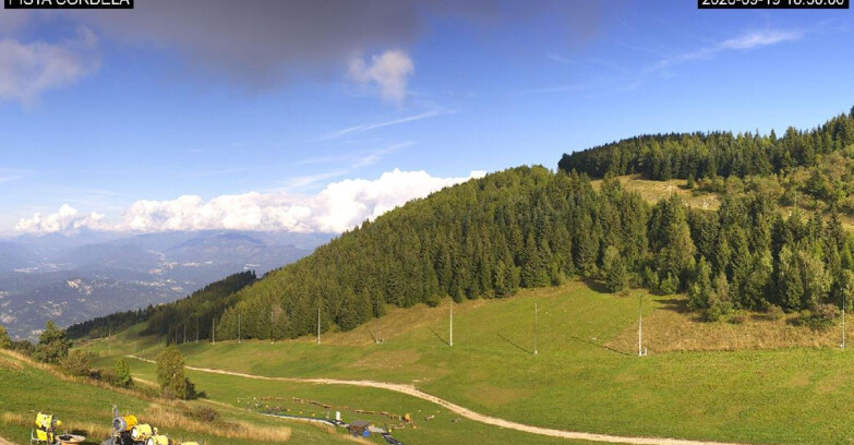 Webcam Monte Bondone - Slope Cordela and snowpark