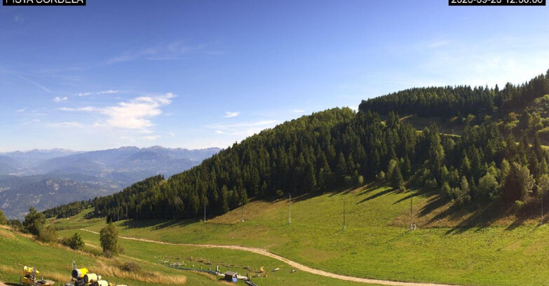 Webcam Monte Bondone - Pista Cordela 